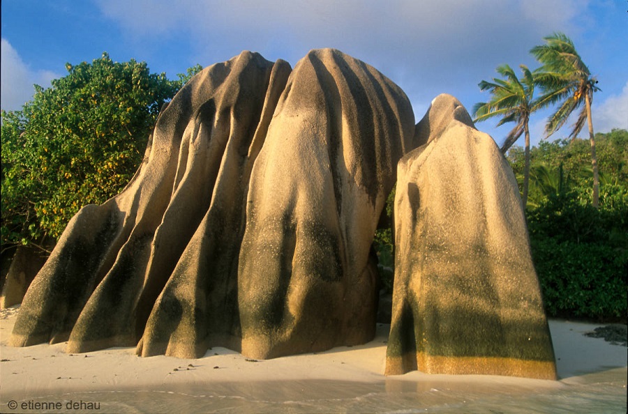 Anse Source d'Argent beach in La Digue Anse Source d'Argent beach on the island of La Digue in the Seychelles