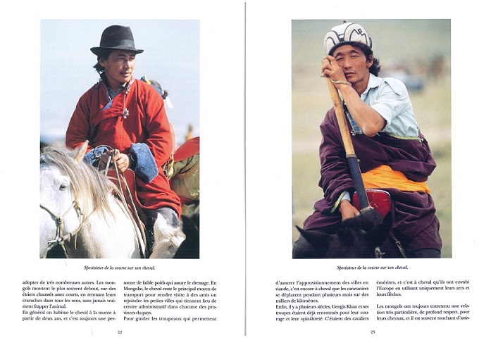 reportage sur la Mongolie en Asie dans la revue Equus