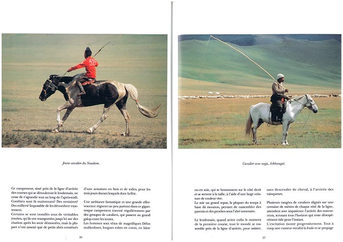 reportage sur la Mongolie en Asie dans la revue Equus