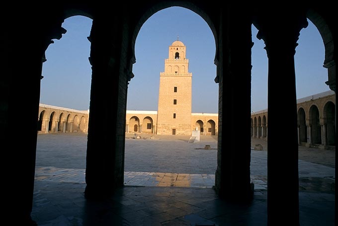 grande mosquée Kairouan la grande mosquée de Kairouan en Tunisie