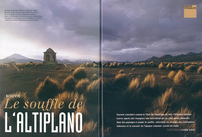 photos et textes sur l'altiplano de Bolivie dans le magazine Grands reportages