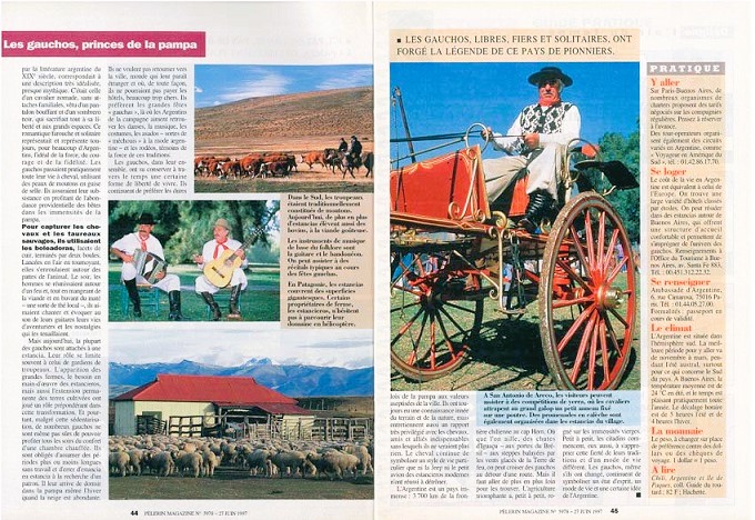 reportage sur les gauchos de Patagonie en Argentine