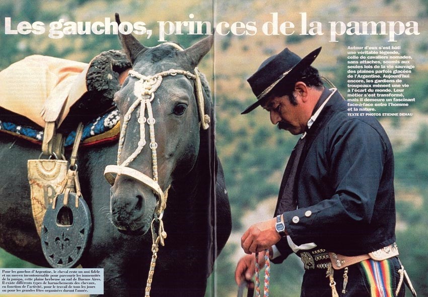 reportage sur les nomades de Mongolie en Asie dans le Figaro magazine