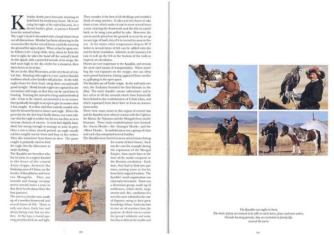 reportage sur les Kazakh, nomades de l'ouest de la Mongole, en Asie