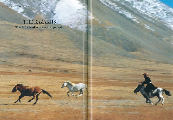 reportage sur les Kazakh, nomades de l'ouest de la Mongole, en Asie
