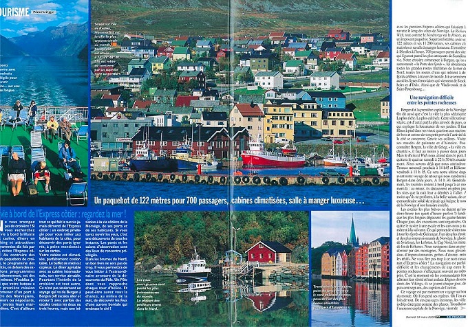 reportage sur une croisière en Norvège au nord de l'Europe