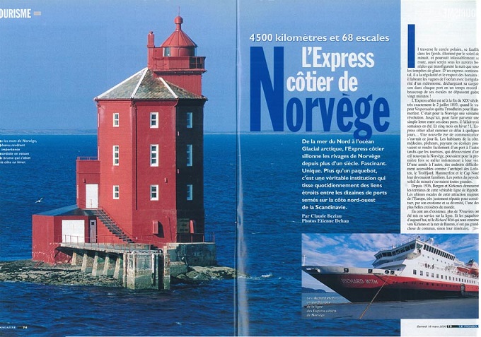 reportage sur une croisière en Norvège au nord de l'Europe