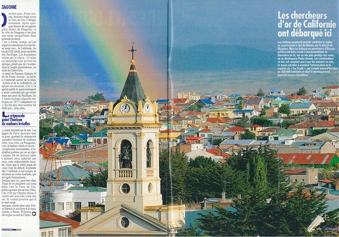 reportage dans le Figaro magazine sur la Terre de feu en Patagonie