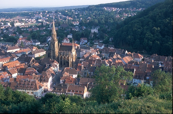 village in Alsace in France, Europe